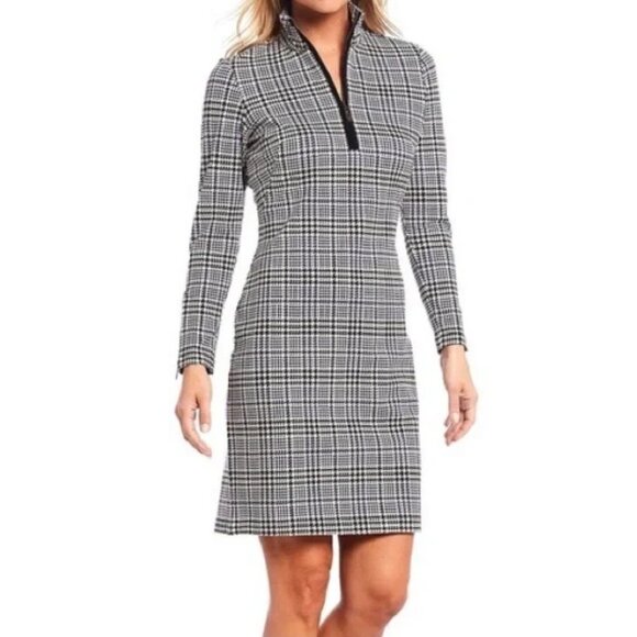 J. McLaughlin Womens Size XS Bedford Knee-Length Dress in Aspen Glenn Plaid - Picture 6 of 6